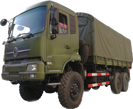 Бортовий тентований автомобіль 6х6 для перевезення людей (18 місць)  Dongfeng EQ2220BX5D